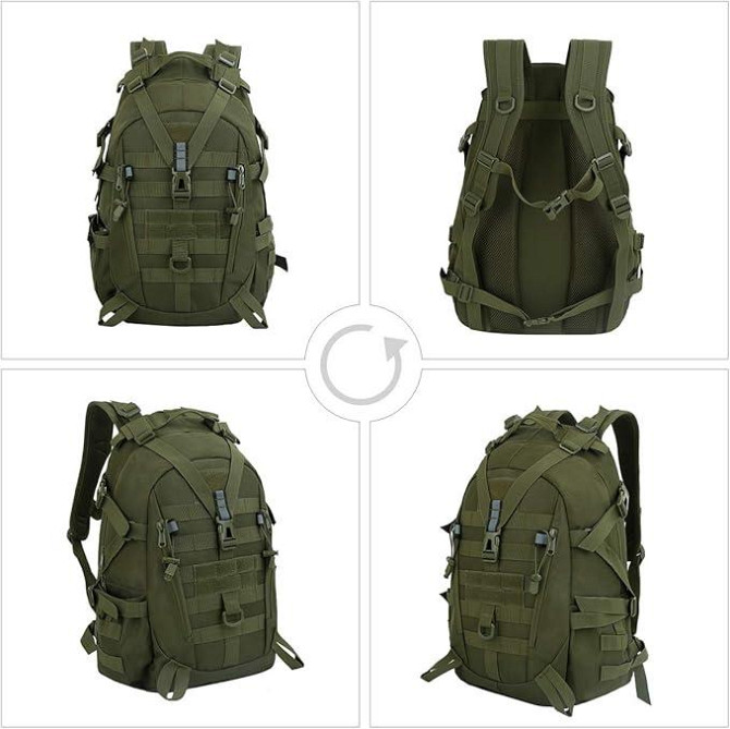 Тактичний рюкзак 40л із MOLLE — ідеальний вибір для армії та активного відпочинку Киев - изображение 1