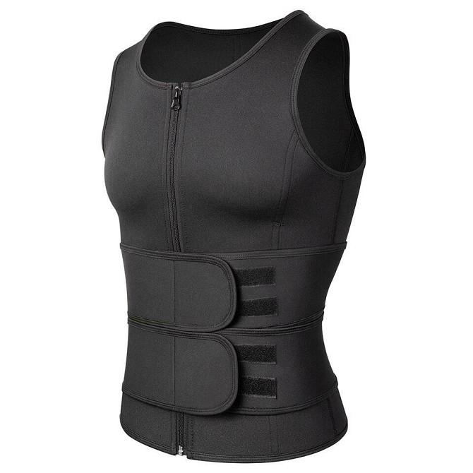 Терможилет Body Shaper для чоловіків – зменшуй об'єми швидко! XL Black Київ - изображение 1