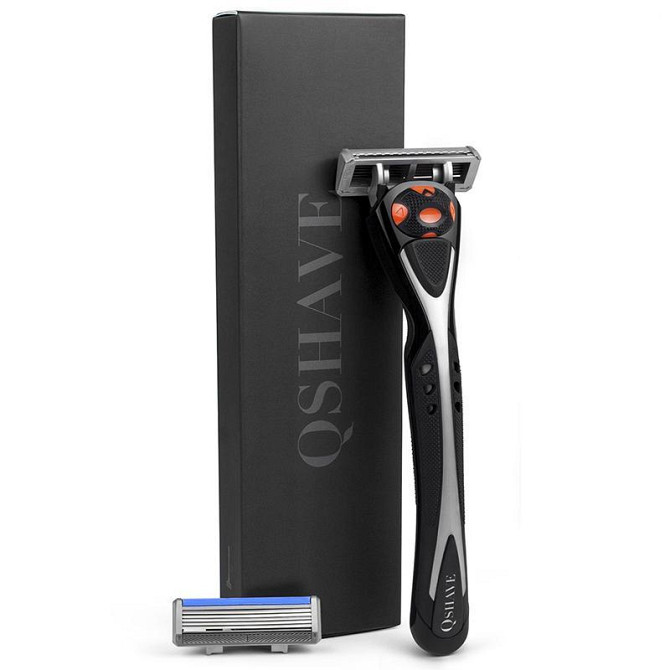 Металева бритва Qshave Black Spider – для фанатів ретро-гоління Киев - изображение 1