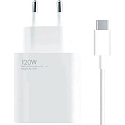 Мережевий зарядний пристрій Xiaomi Mi 120W HyperCharge Combo (Type-A) White (BHR9462EU) (Код товару: Харьков