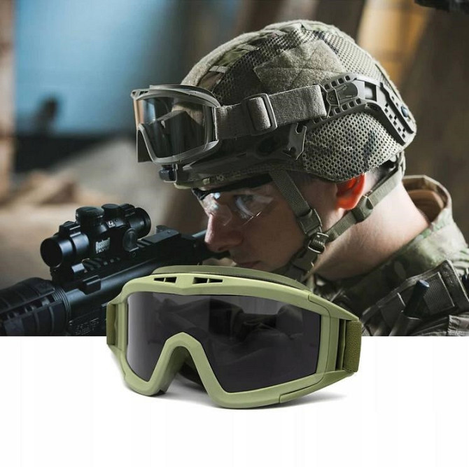 Monster Tactical Olive – Захист очей для ЗСУ, стрільби та туризму Киев - изображение 1