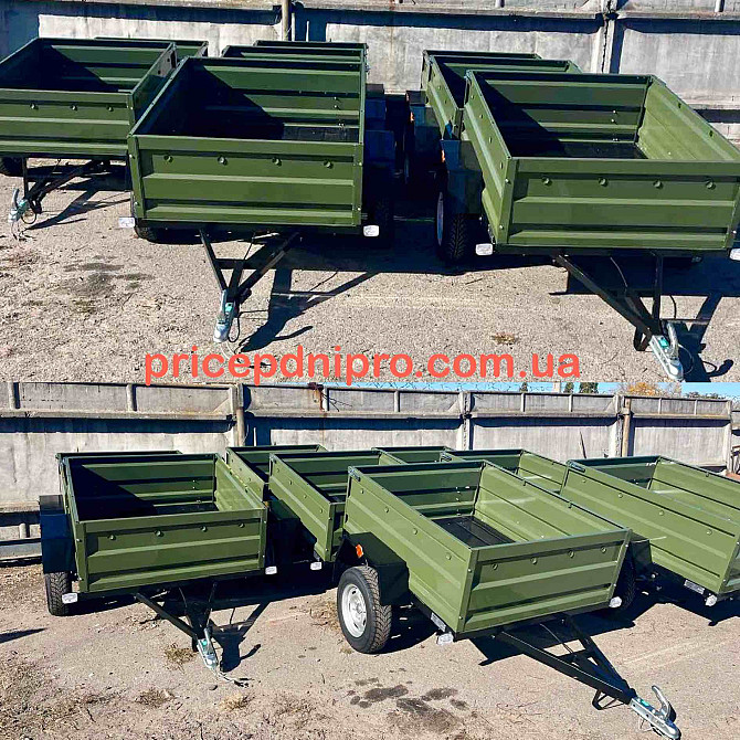 Новий причіп 150х130х35-одновісний причіп "Дніпро-150" Коломыя - изображение 1