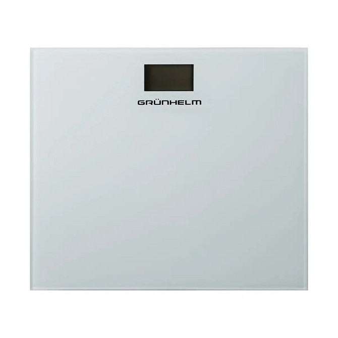 Весы напольные Grunhelm BES-26W 180 кг белые Киев - изображение 1