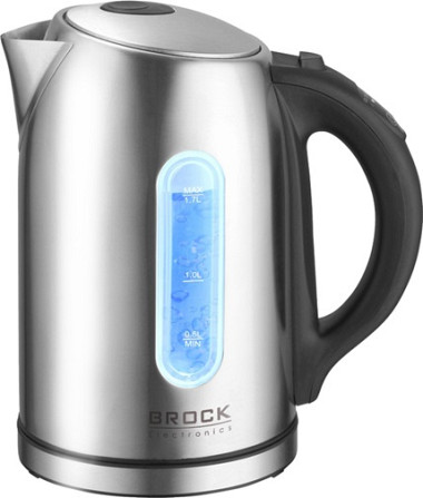 Електрочайник BROCK WK 2302 D 1.7 л серебристый Київ - изображение 1