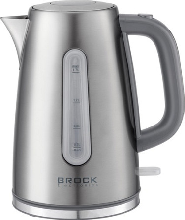 Електрочайник BROCK WK 9901 GY 1.7 л серебристый Київ - изображение 1