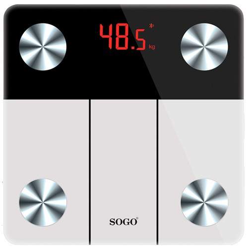 Весы напольные SOGO SS-2900 180 кг белые Киев - изображение 1