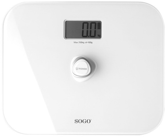Весы напольные SOGO SS-2910 150 кг белые Киев - изображение 1