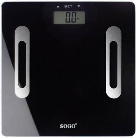 Весы напольные SOGO SS-3981 180 кг черные Київ - изображение 1