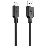 Кабель Proove Striped Silicone USB-A to Lightning 1m Black (CCSS00001101) (Код товару:40992) Харьков