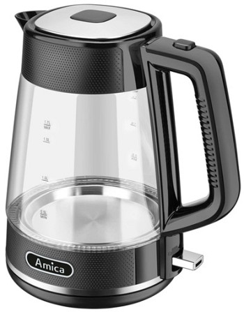 Электрочайник Amica KF 4050G 1.7 л черный Киев - изображение 1