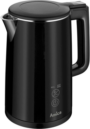 Электрочайник Amica KF 6012 1.5 л черный Киев - изображение 1