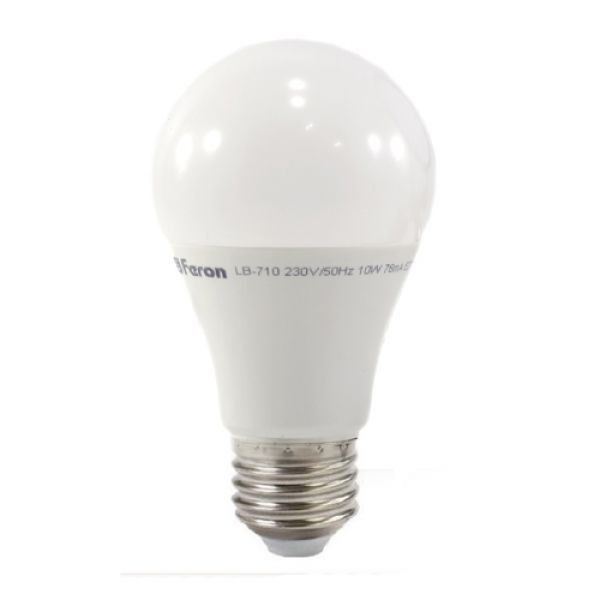 LB-710 Лампа светодиодная A60 10W/220V/4000K E27 Feron Київ - изображение 1