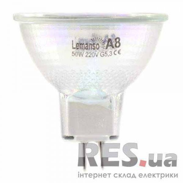 Лампа рефлекторная галогенная 50Вт 230В Lemanso JCDR синяя Київ - изображение 1