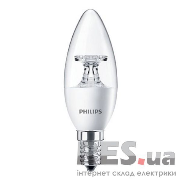 Лампа светодиодная LED 5.5 W E14 2700K B35 CL Phillips Київ - изображение 1
