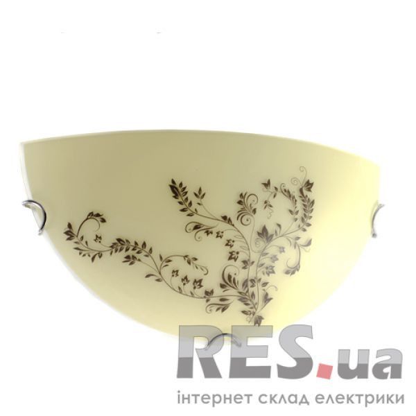 Светильник НББ 1*60 Вт Е27 полукруг Лаура цветы 24161 1/2 Киев - изображение 1