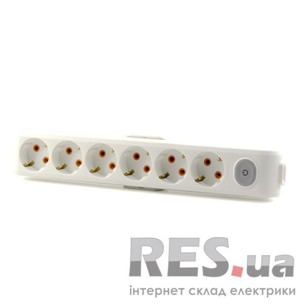 Колодка VIKO Multi-Let 6 гнезда с заземлением и выключателем (90118600) Київ - изображение 1