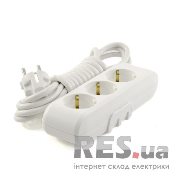 Удлинитель 3 гнезда 3 метра с заземлением VIKO Multi-Let Киев - изображение 1