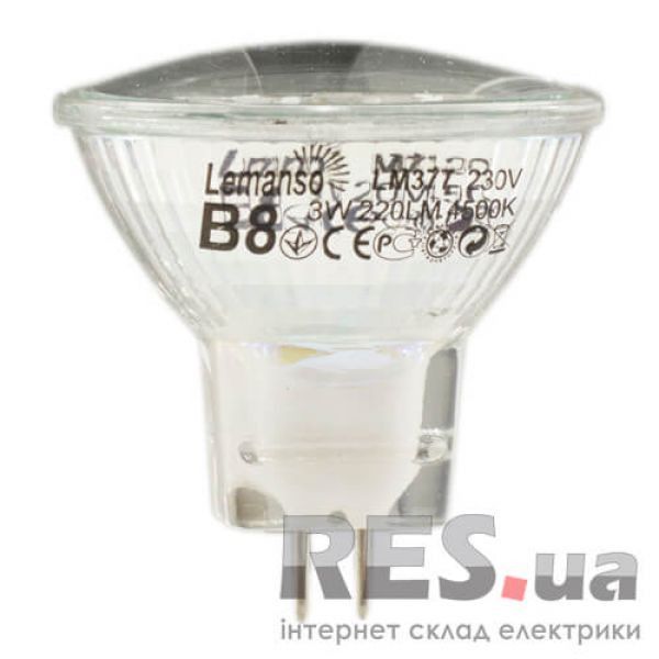 Лампа светодиодная MR11 3W 220LM 4500K 230V / LM377 Lemanso Киев - изображение 1