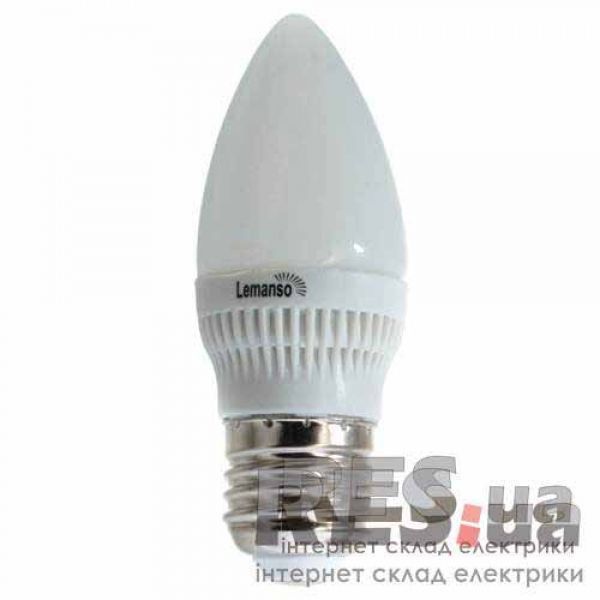 Лампа светодиодная С37 4W E27 12LED 2700K 380LM 230V / LM322 Lemanso Київ - изображение 1