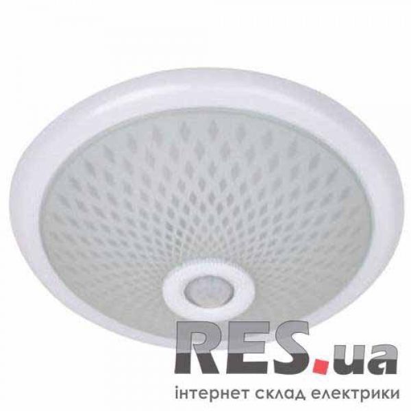 Светильник потолочный Horoz Electric Белый с датчиком движения (400-001-112) Київ - изображение 1