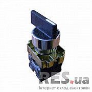 Переключатель XB2-BJ53 1NO+1NO 3-позиционный с самовозвратом поворотный удлиненная ручка АскоУкрем Киев