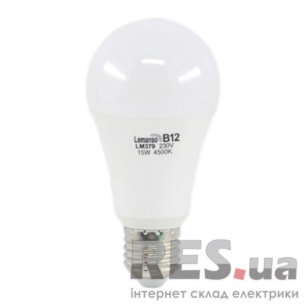 Лампа светодиодная A60. 15W. E27. 6500K (мат) / LM379 Lemanso Киев - изображение 1