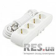 Удлинитель 4 гнезда 3 метра с заземлением VI-KO Multi-Let Київ