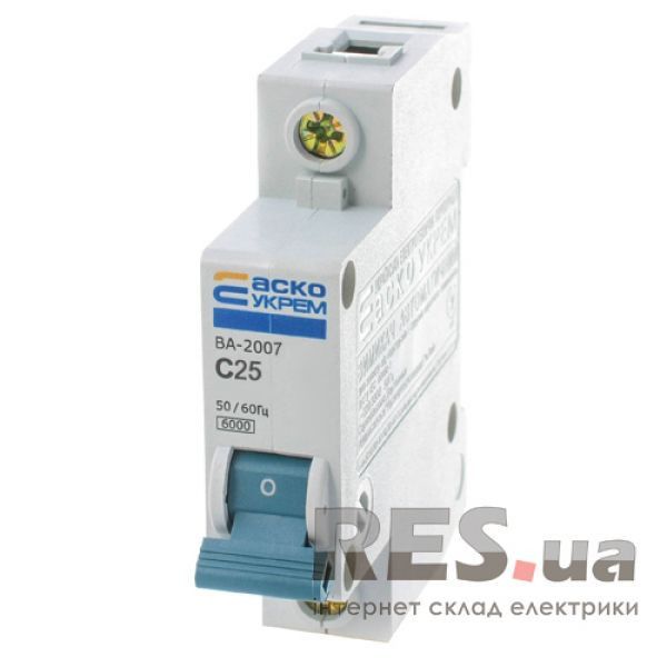Выключатель - разъединитель ВА-2007 ВУН 1р 25А Аско-Укрем Київ - изображение 1