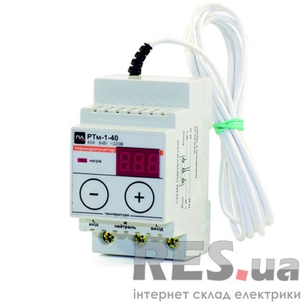 РТм-1-40 40A DIN(-54 - +124 °C) регулятор температуры Киев - изображение 1