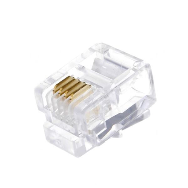 Коннектор обжимной RJ11 Київ - изображение 1