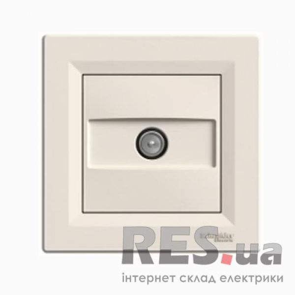 Розетка TV Schneider Asfora конечная Крем (EPH3200123) Киев - изображение 1