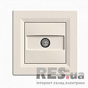 Розетка TV Schneider Asfora проходная Крем (EPH3200223) Киев