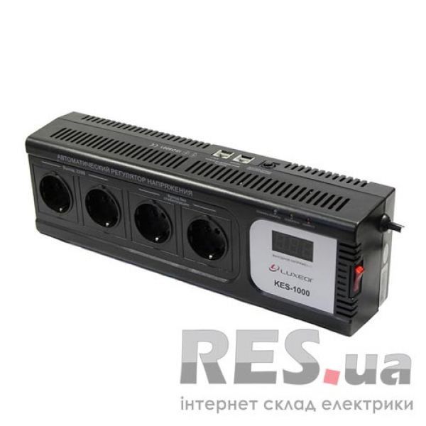 Стабилизатор напряжения KES-1000 220В/600Вт Luxeon Киев - изображение 1
