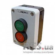 Пост управления XAL-B215 1NO 1NC 2-местный Start - Stop зеленая/красная АскоУкрем Киев