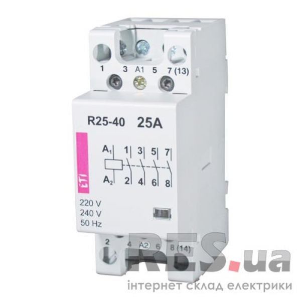 Контактор модульный R25-40 220V ЕТI Киев - изображение 1