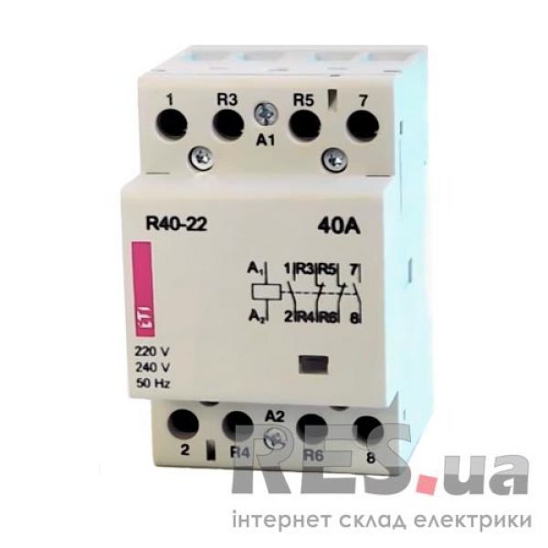 Контактор модульный R40-22 220V ЕТИ Киев - изображение 1