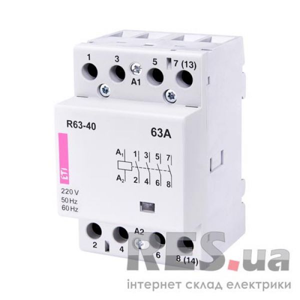 Контактор модульный R63-40 220V ЕТІ Киев - изображение 1