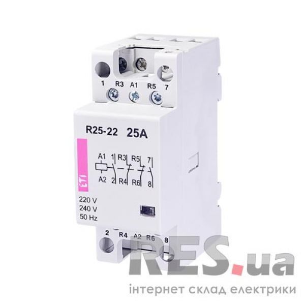 Контактор модульный R25-22 220V ЕТI Киев - изображение 1