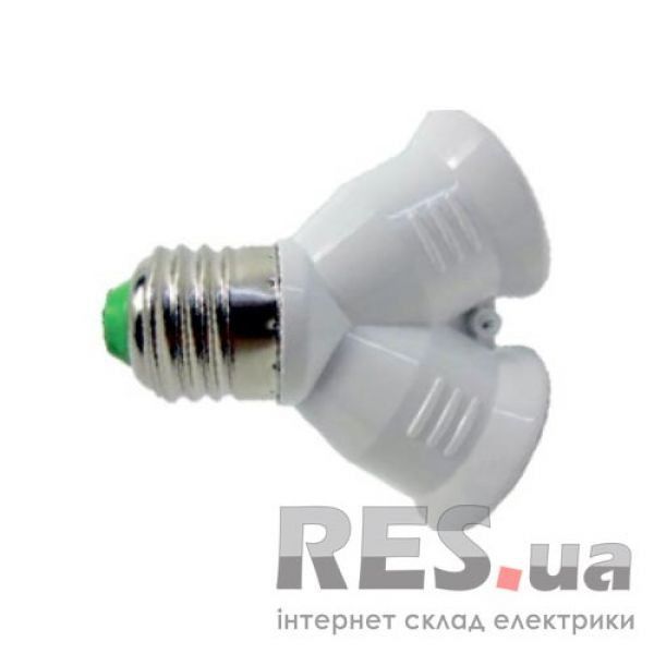 Патрон-переходник E27-2*Е27 LM122 Киев - изображение 1