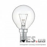 Лампа накаливания Р45 25Вт Е14 шар прозораа PHILIPS Киев