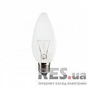 Лампа свеча 40Вт Е27 прозрачная B35 гофра Киев