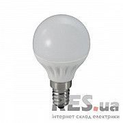 Лампа светодиодная шар P45 4W E14 12LED 6500K 380LM 230V LM323 Lemanso Киев