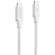 Кабель Proove Striped Silicone Type-C to Type-C 60W 1m White (CCSS60002202) (Код товару:40991) Харьков