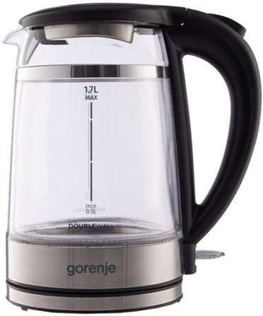 Электрочайник Gorenje K17GDW 1.7 л черный Киев - изображение 1