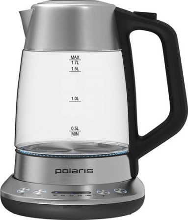 Электрочайник Polaris WIFI IQ Home Matte PWK 17115CGLD 1.7 л серебристый Київ - изображение 1