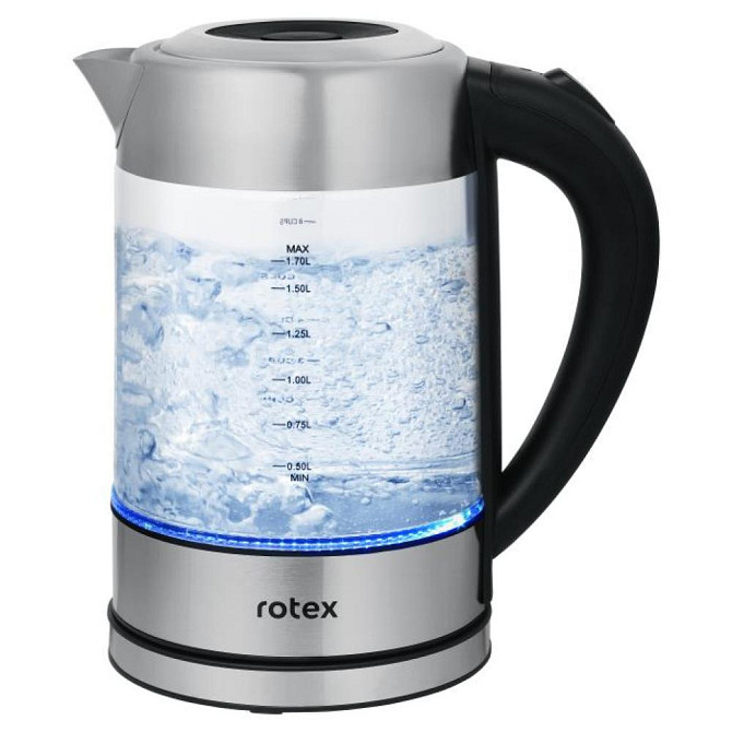 Электрочайник Rotex RKT87-SGS 1.7 л серебристый Киев - изображение 1