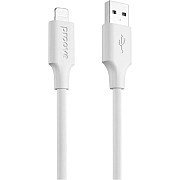Кабель Proove Striped Silicone USB-A to Lightning 1m White (CCSS00001102) (Код товару:40990) Харьков