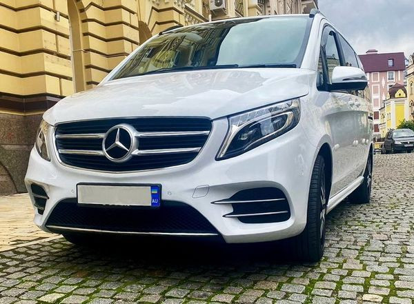 411 Микроавтобус на свадьбу Mercedes Benz V class белый Киев - изображение 1