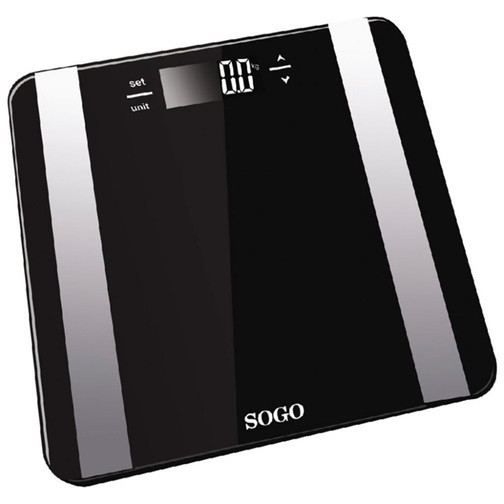 Весы напольные SOGO SS-3980 150 кг черные Киев - изображение 1