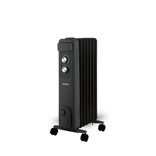 Обогреватель масляный SOGO SS-18455 1500 Вт черный Киев - изображение 1